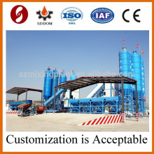 Static concrete batching plant, Stationary concrete batching plant